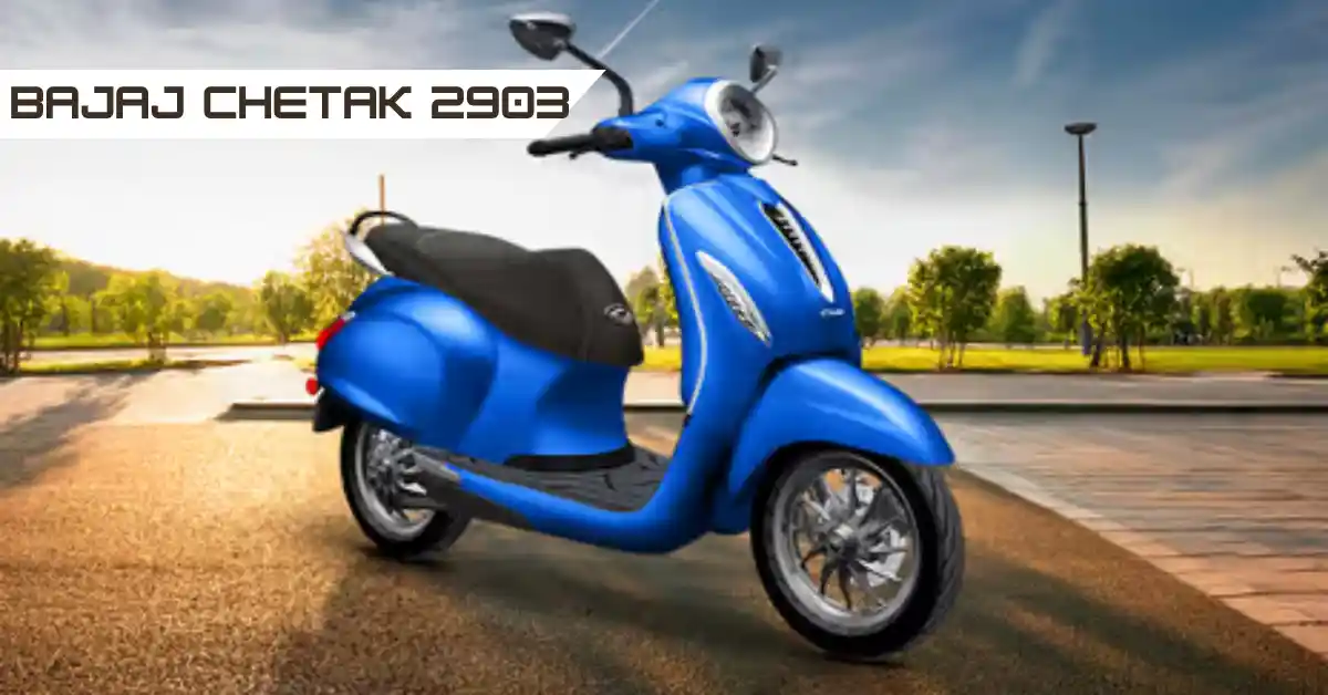 bajaj chetak 2903 electric scooter